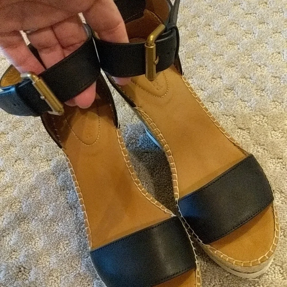 See by Chloe wedge espadrilles leather - Picture 8 of 8